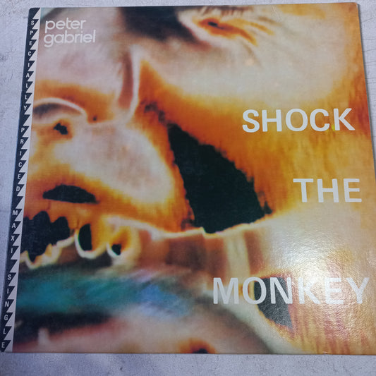 Peter Gabriel Shock the Monkey Maxi VG+ De Epoca