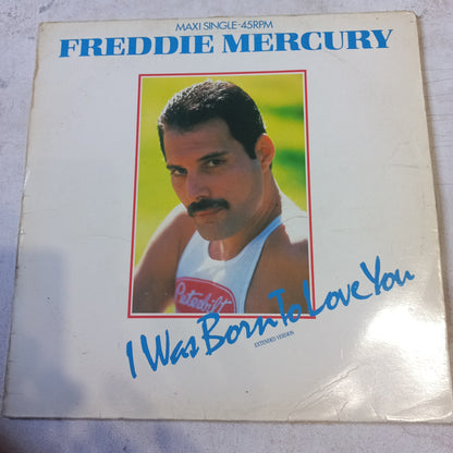 Freddy Mercury I Was Born to Love You Maxi VG+ De Epoca