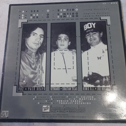 Bravo And Djs Sexo O Sentido Maxi VG+ De Epoca