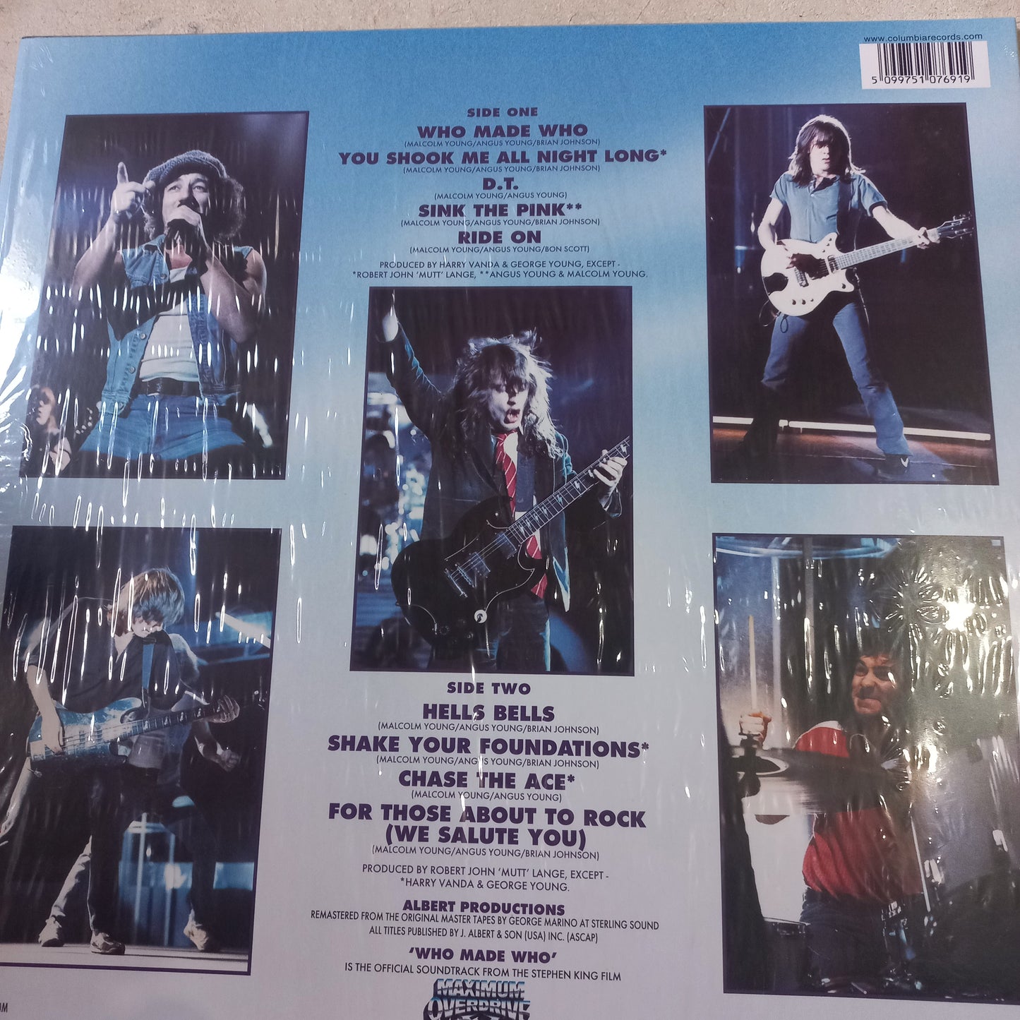 Ac/Dc Who Made Who Lp Mint