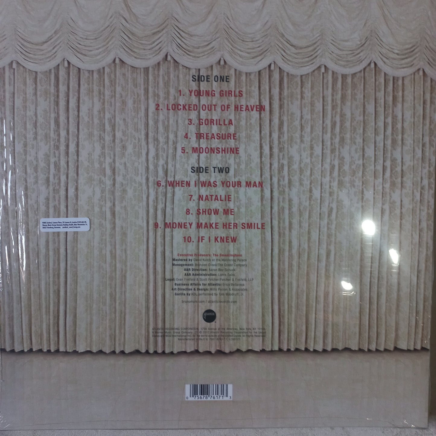 Bruno Mars Unorthodox Jukebox Lp Mint