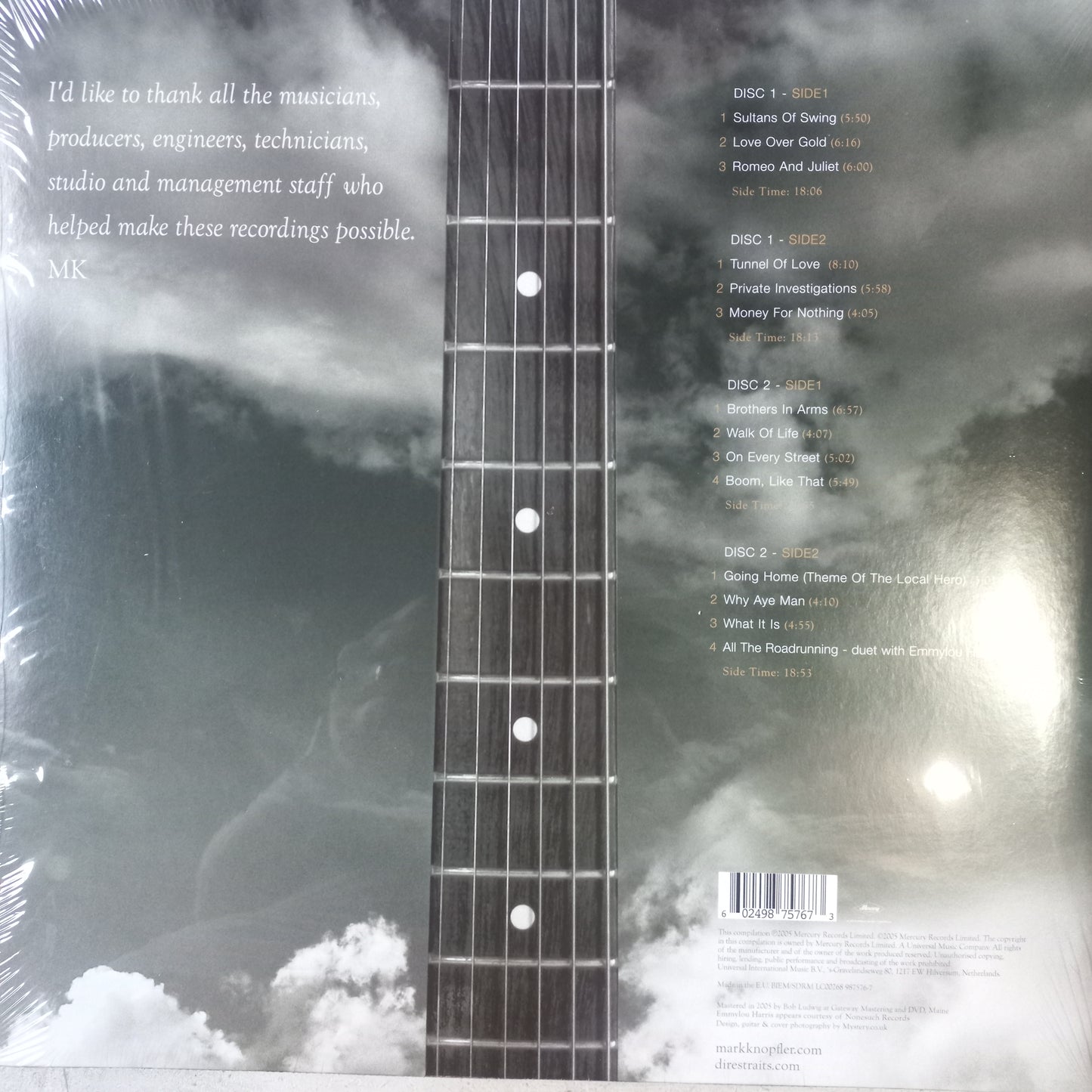 Dire Straits Private Investigations Lp Mint