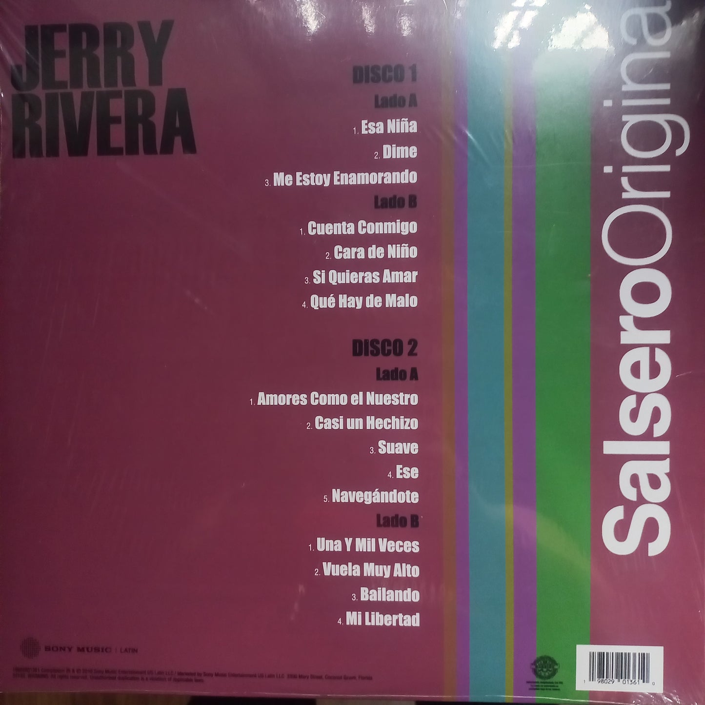 Jerry Rivera Salsero Original Lp Mint