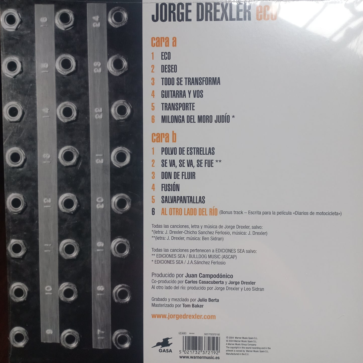 Jorge Drexler Eco Lp Mint