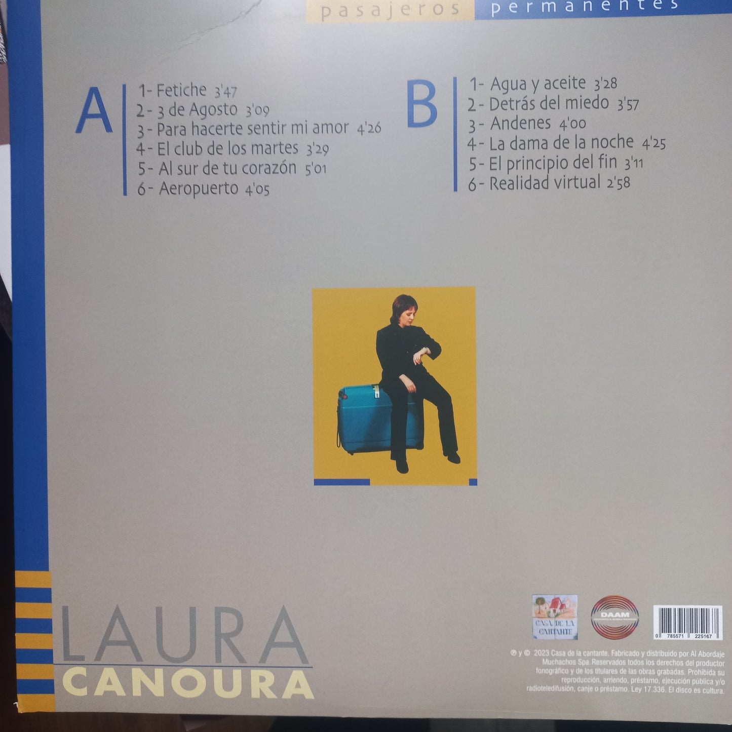 Laura Canoura Pasajeros Permanentes Lp Mint