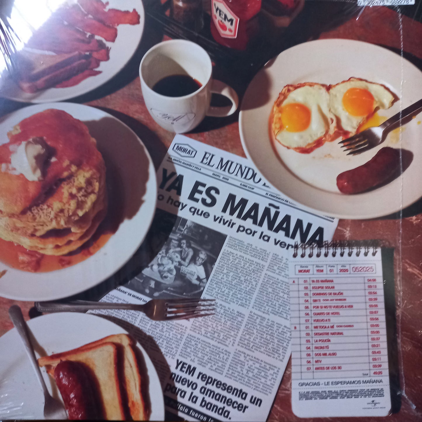 Morat Ya es Mañana Lp Mint