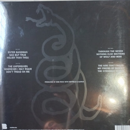 Metallica Metallica the Black Album Lp Mint
