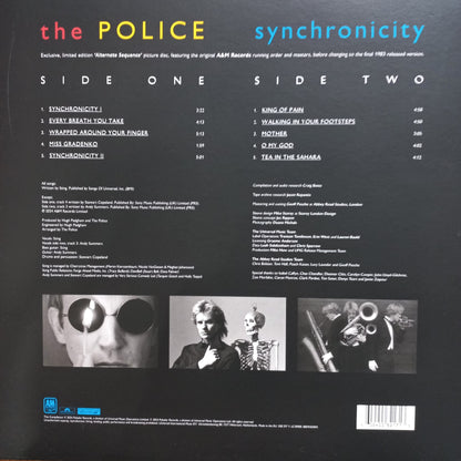 The Police Synchronicity Picture Lp Mint