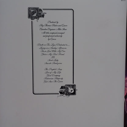 Queen A Night at the Opera Lp Mint