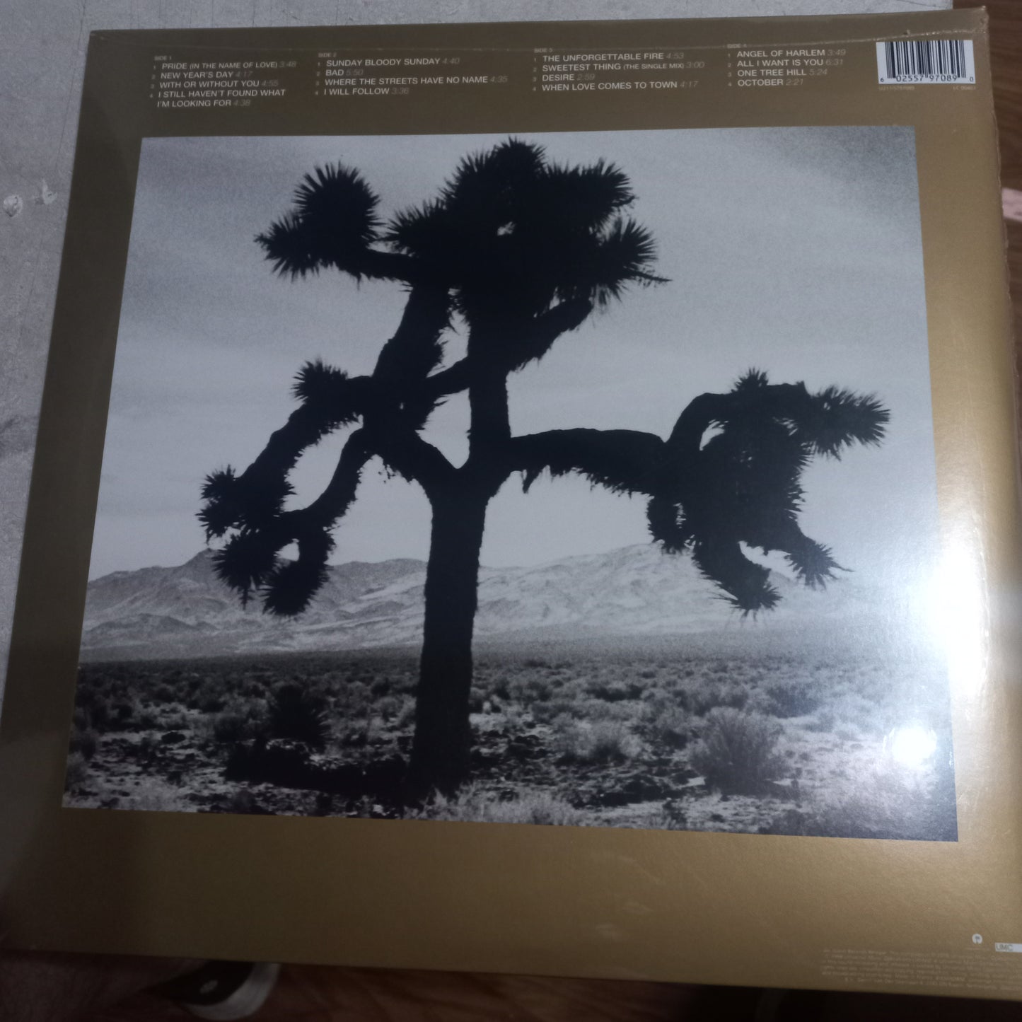 U2 The Best Of 1980 - 1990 Lp Mint