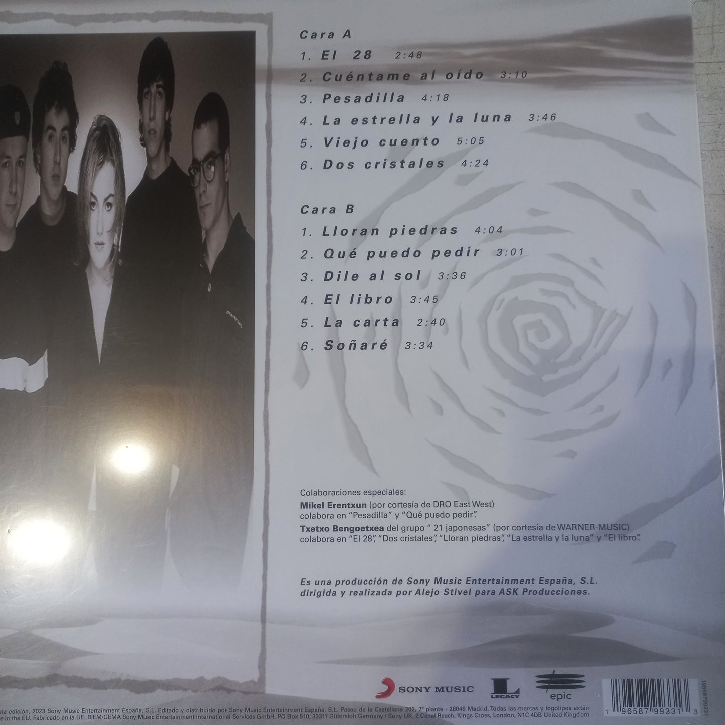 La Oreja de Van Gogh Dile al Sol Lp Mint