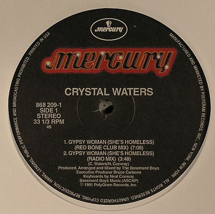 Crystal Waters Gipsy Woman Maxi Nuevo de Fabrica Reedicion 2025