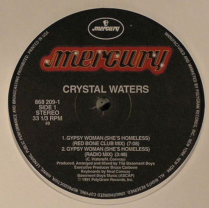 Crystal Waters Gipsy Woman Maxi Nuevo de Fabrica Reedicion 2025
