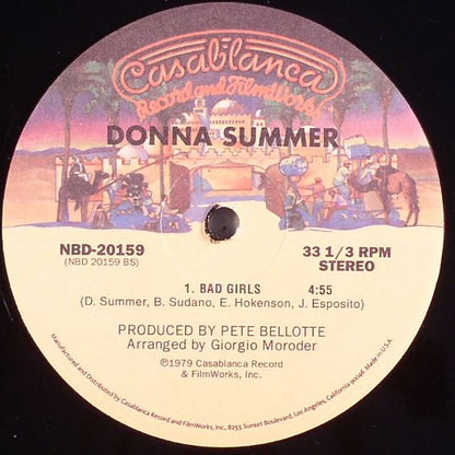 Donna Summer Bad Girls / Hot Stuff Maxi Nuevo de Fabrica Reedicion 2025