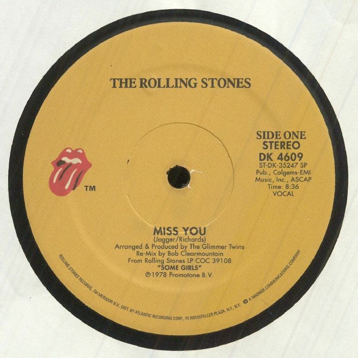 The Rolling Stones Miss You / Emotional Rescue Maxi Nuevo de Fabrica Reedicion 2025