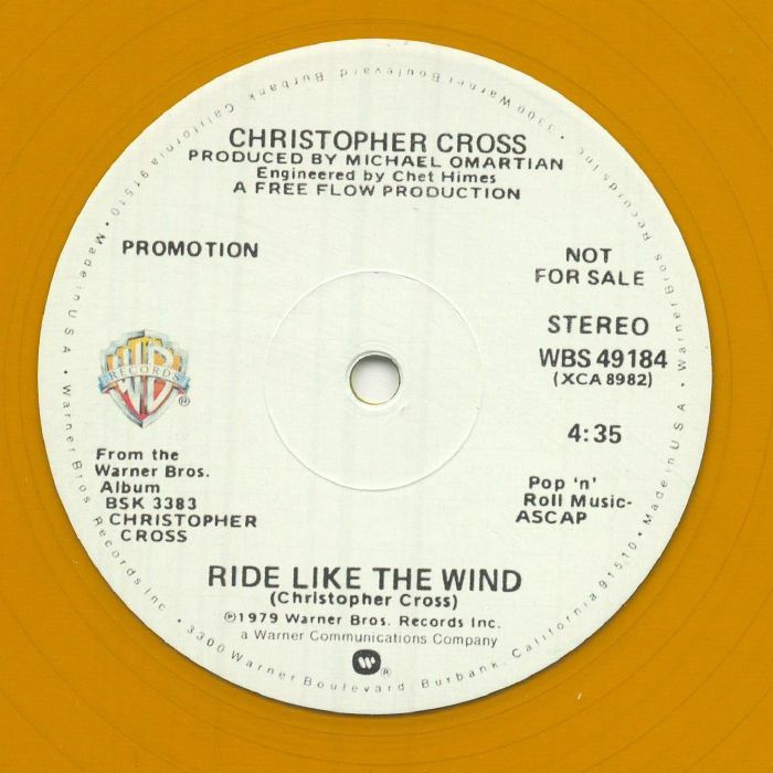 Christopher Cross Ride Like The Wind Maxi Nuevo de Fabrica Reedicion 2025
