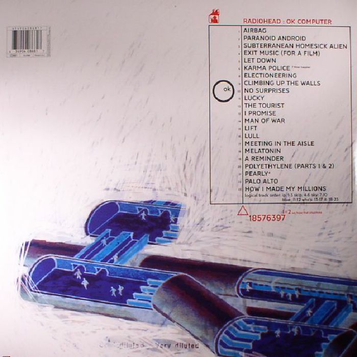RADIOHEAD OK COMPUTER OKNOTOK LP MINT
