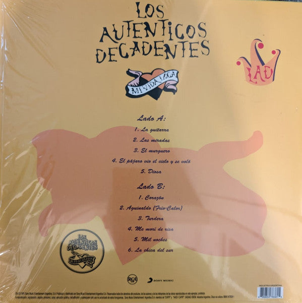 Los Autenticos Decadentes Mi Vida Loca Vinyl LP Nuevo