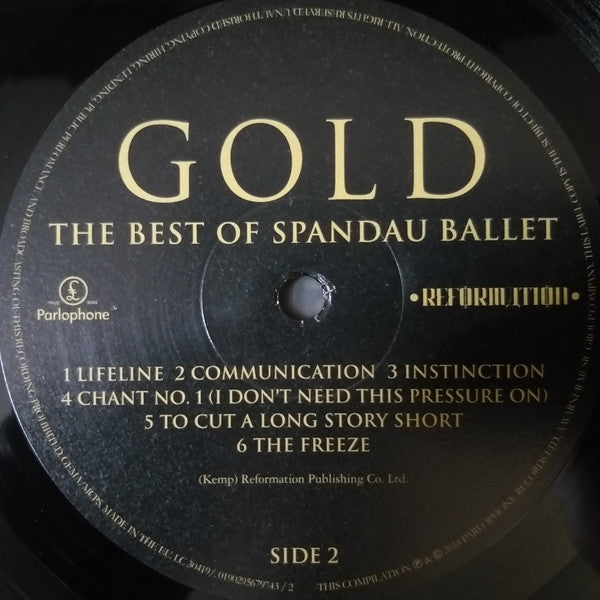 Spandau Ballet Gold LP