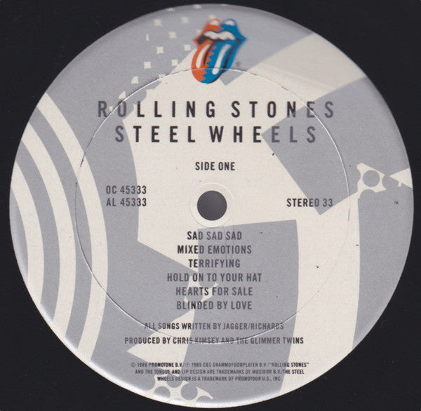 The Rolling Stones Steel Wheels LP Nuevo