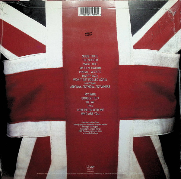 The Who Greatest Hits Vinilo LP Nuevo Sellado