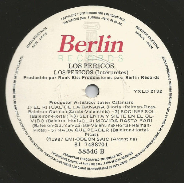 LOS PERICOS LOS PERICOS INC. RITUAL DE LA BANANA LP MINT