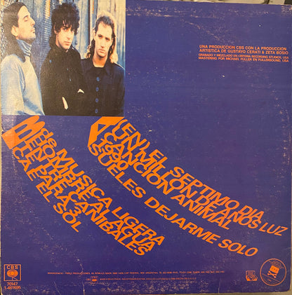 Soda Stereo Cancion Animal LP