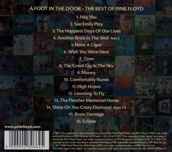 Pink Floyd A Foot on the Door Best Of LP Nuevo