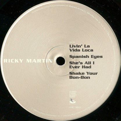 Ricky Martin Ricky Martin Hits LP Nuevo