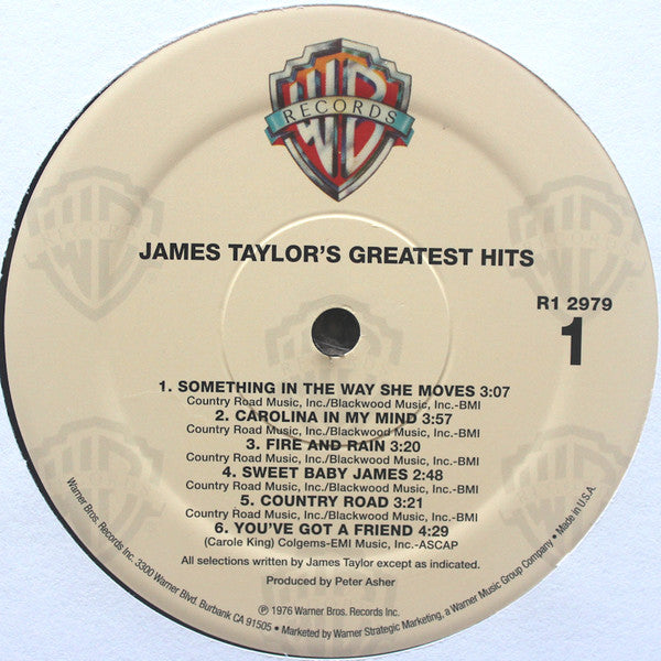 James Taylor Greatest Hits LP Nuevo