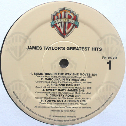 James Taylor Greatest Hits LP Nuevo