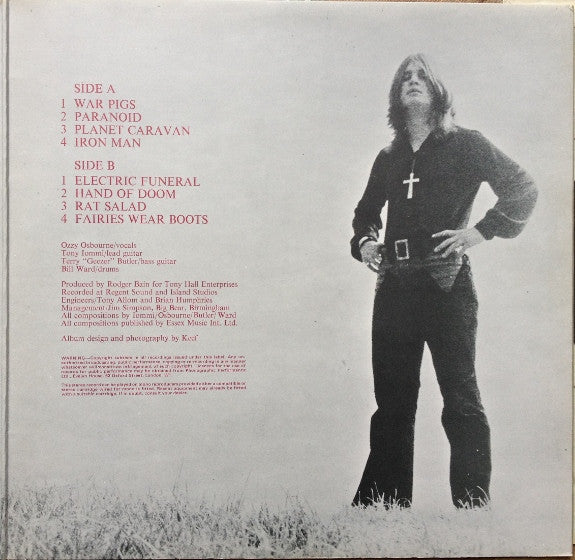 Black Sabbath Paranoid LP Near Mint