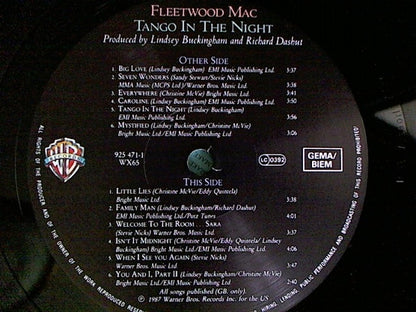 Fleetwood Mac Tango in the Night Vinilo LP NUEVO
