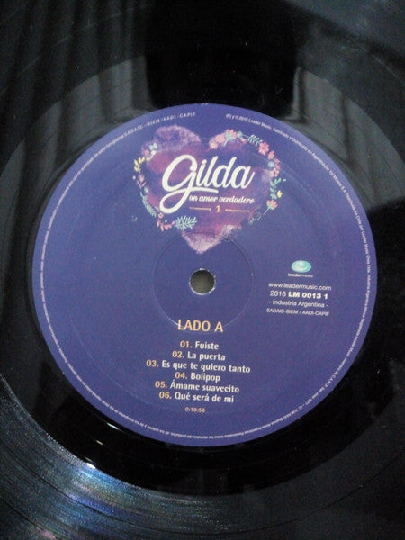 Gilda Un amor Verdadero Grandes exitos  LP Nuevo + Libro extenso