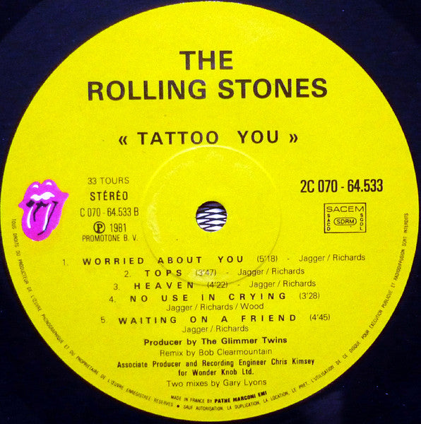 The Rolling Stones Tatoo You LP Nuevo