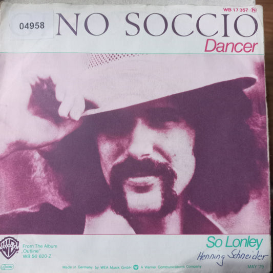 Gino Soccio Dancer Simple 7" 2da. Mano VG+