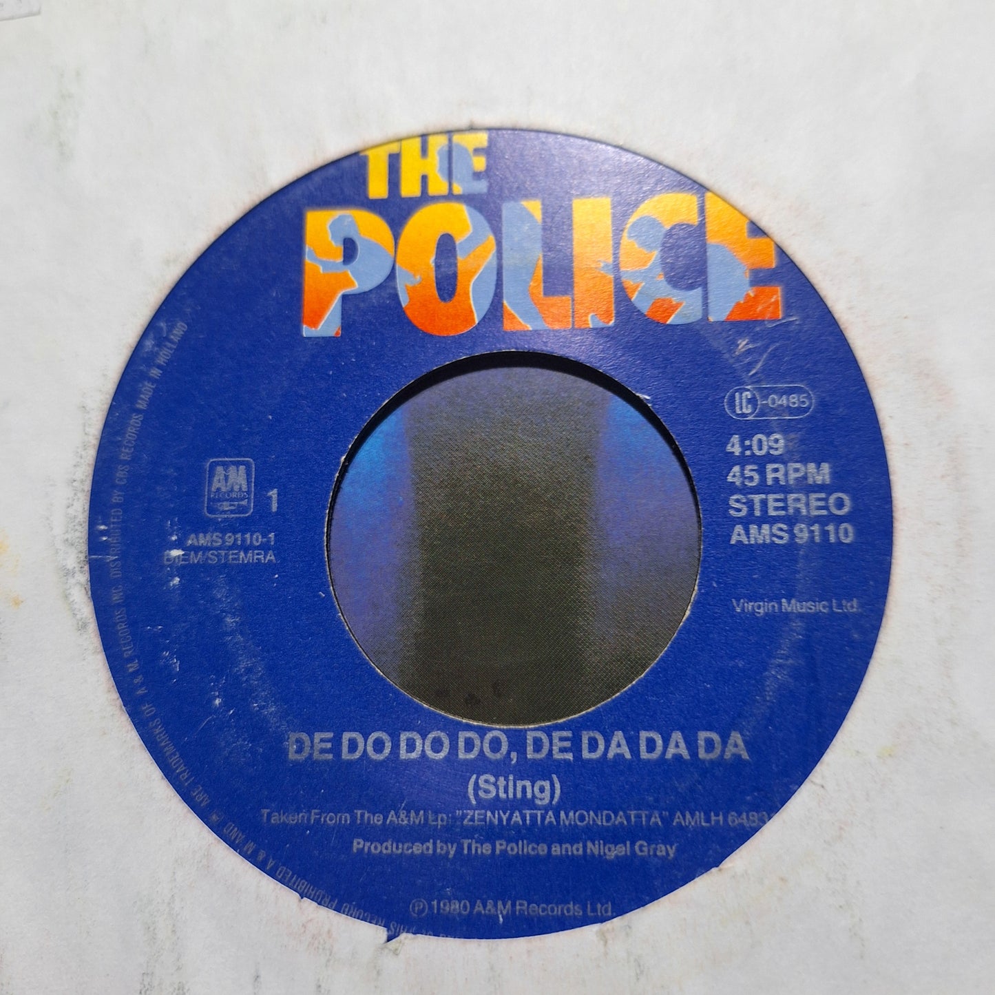 The Police Do Do Do Da Da Da Simple 7" De Epoca VG+