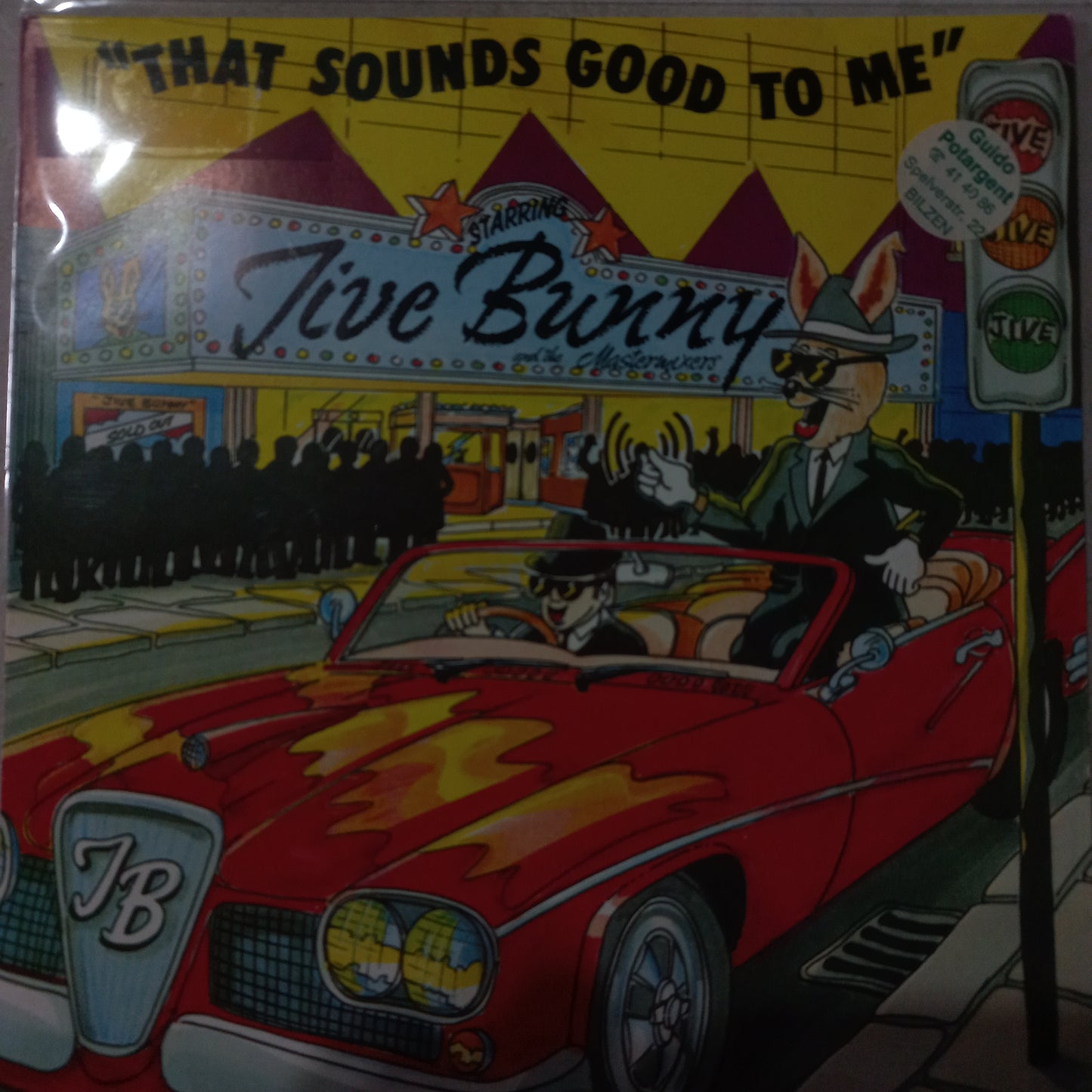 Jive Bunny That Sounds Good To Me Simple 7" Vg+ De Epoca