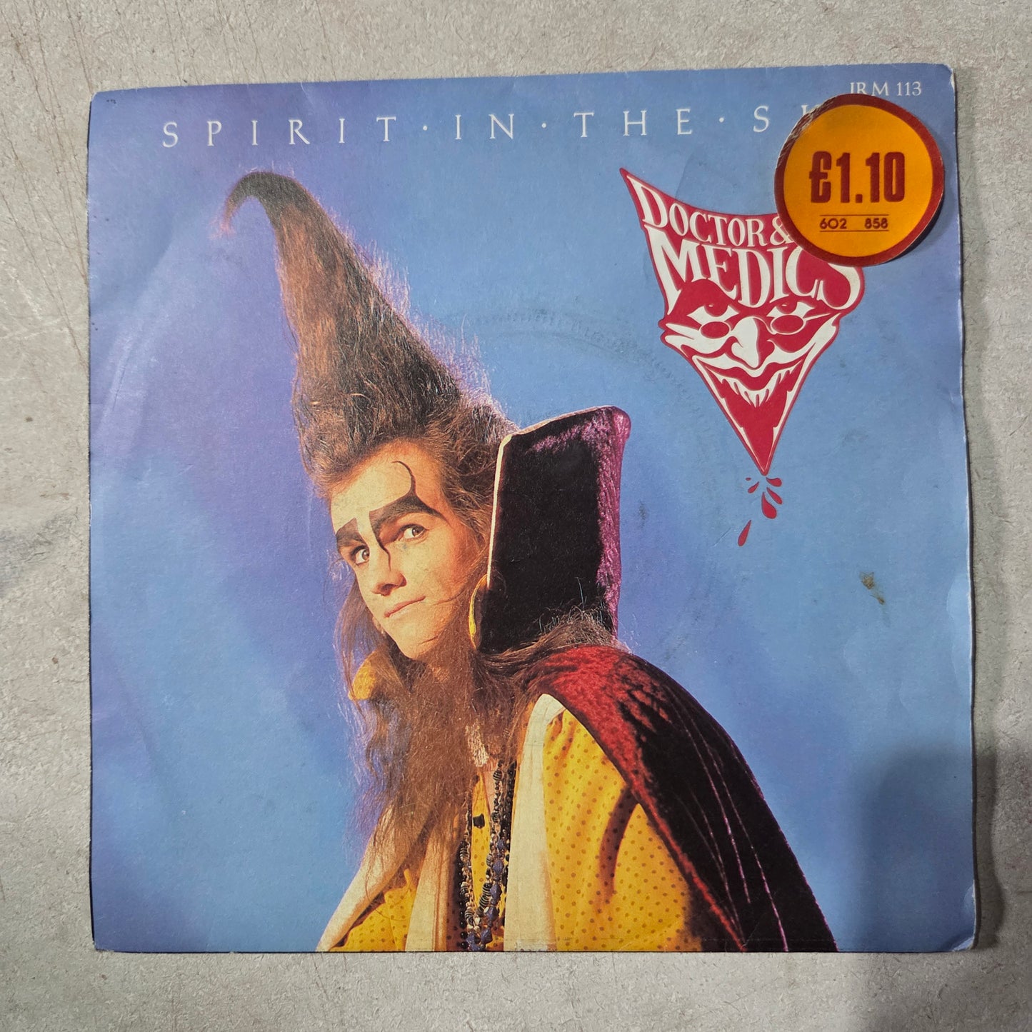 Doctor and the Medics Spirit in the Sky Simple 7" 2da. Mano VG+