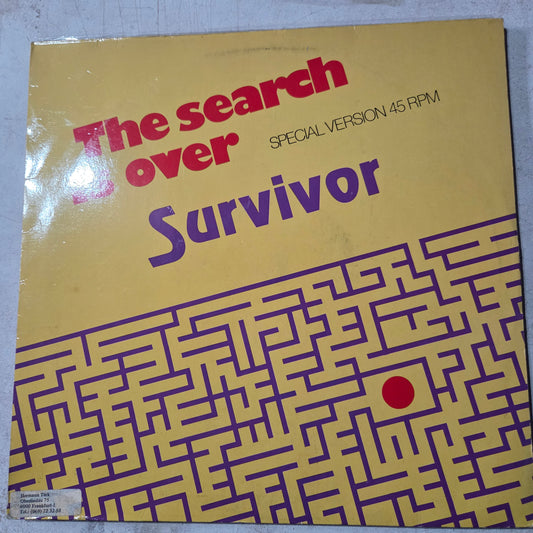 Survivor The Search Is Over Maxi De Epoca VG+