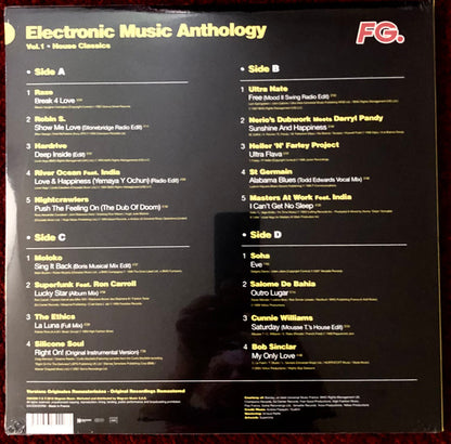 Compilado Varios Electronic Music Anthology Doble LP Nuevo Ver Tracks en Imagenes