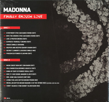 Madonna Finally Enough Love The Remixes LP Nuevo